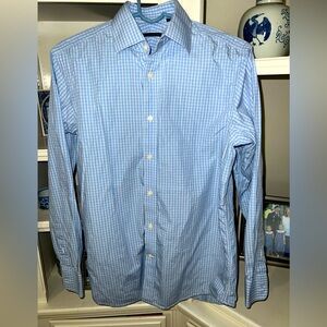 👕 BOGO weekend sale men’s shirts -Hart Schaffner Marx Blue Checkered Men's Shirt